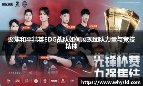 聚焦和平精英EDG战队如何展现团队力量与竞技精神